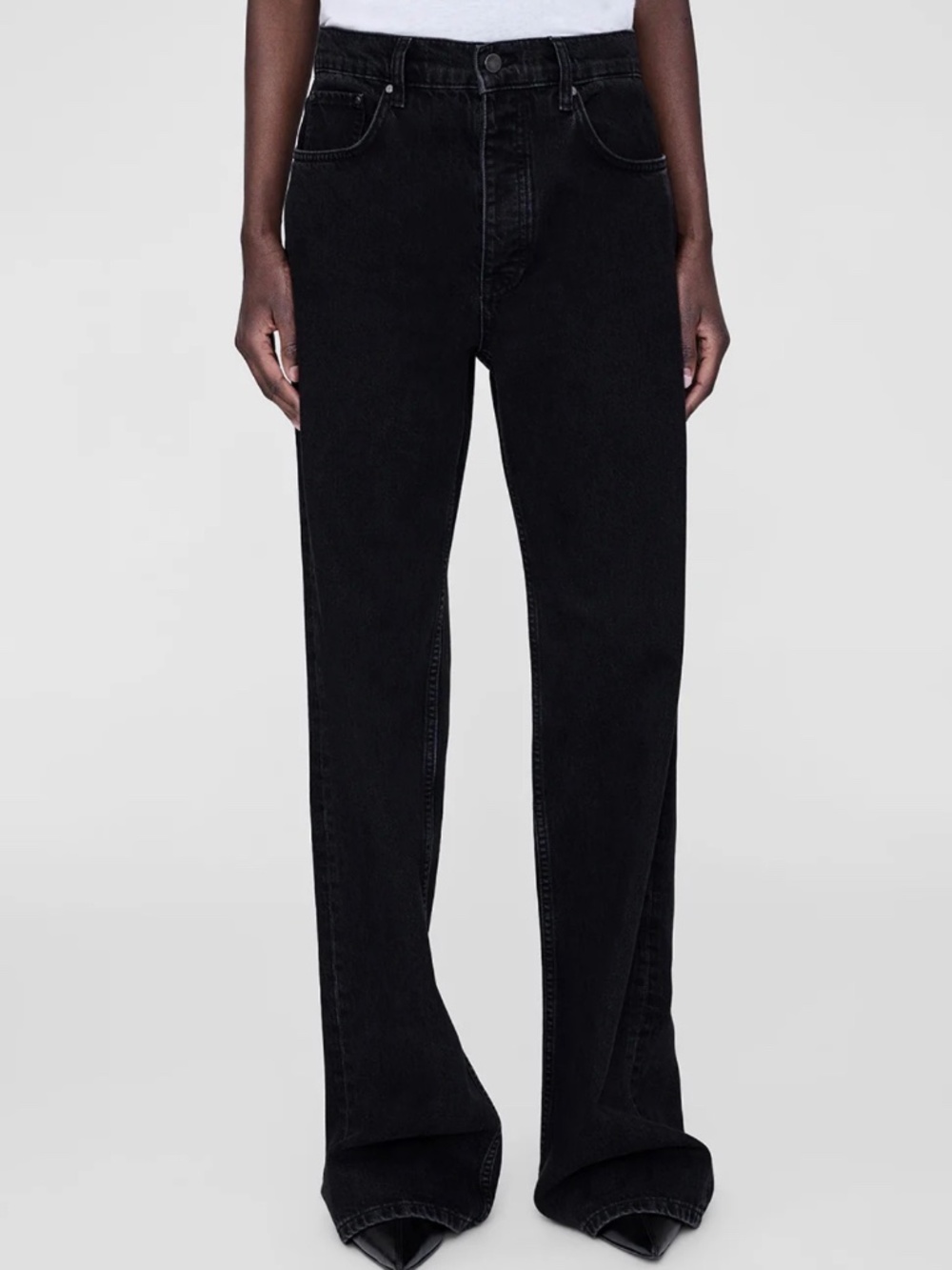 Anine Bing Black Hugh Jean